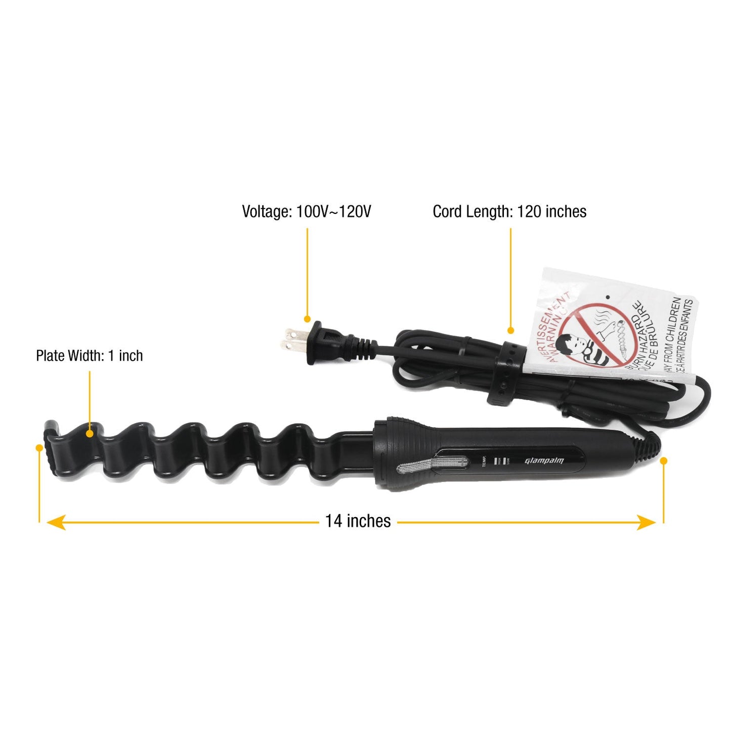GP611 - ZIGZAG STYLING IRON